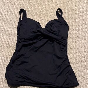 Lands' End Black Tankini. Like new